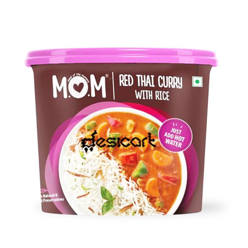MOM MEALS RED THAI CURRY RICE 108G