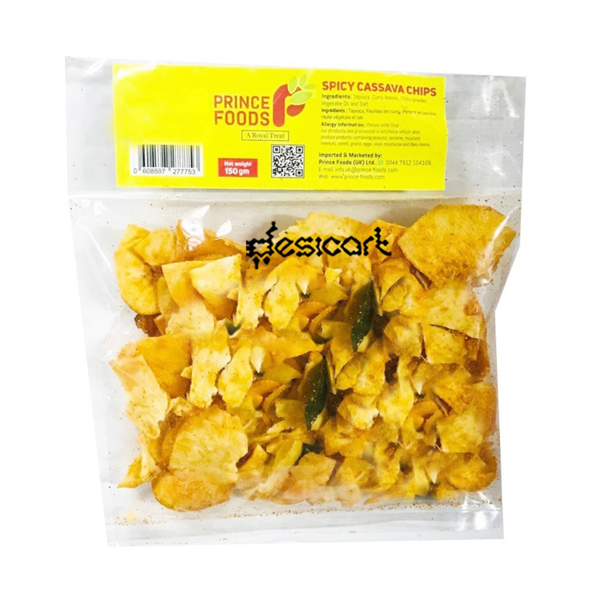 Prince Foods Spicy Cassava Chips 150g B1/G1
