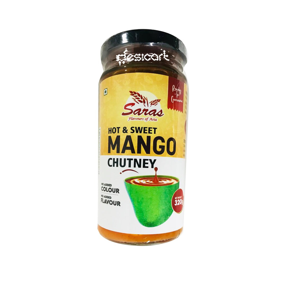 Saras Hot & Sweet Mango Chutney 250g