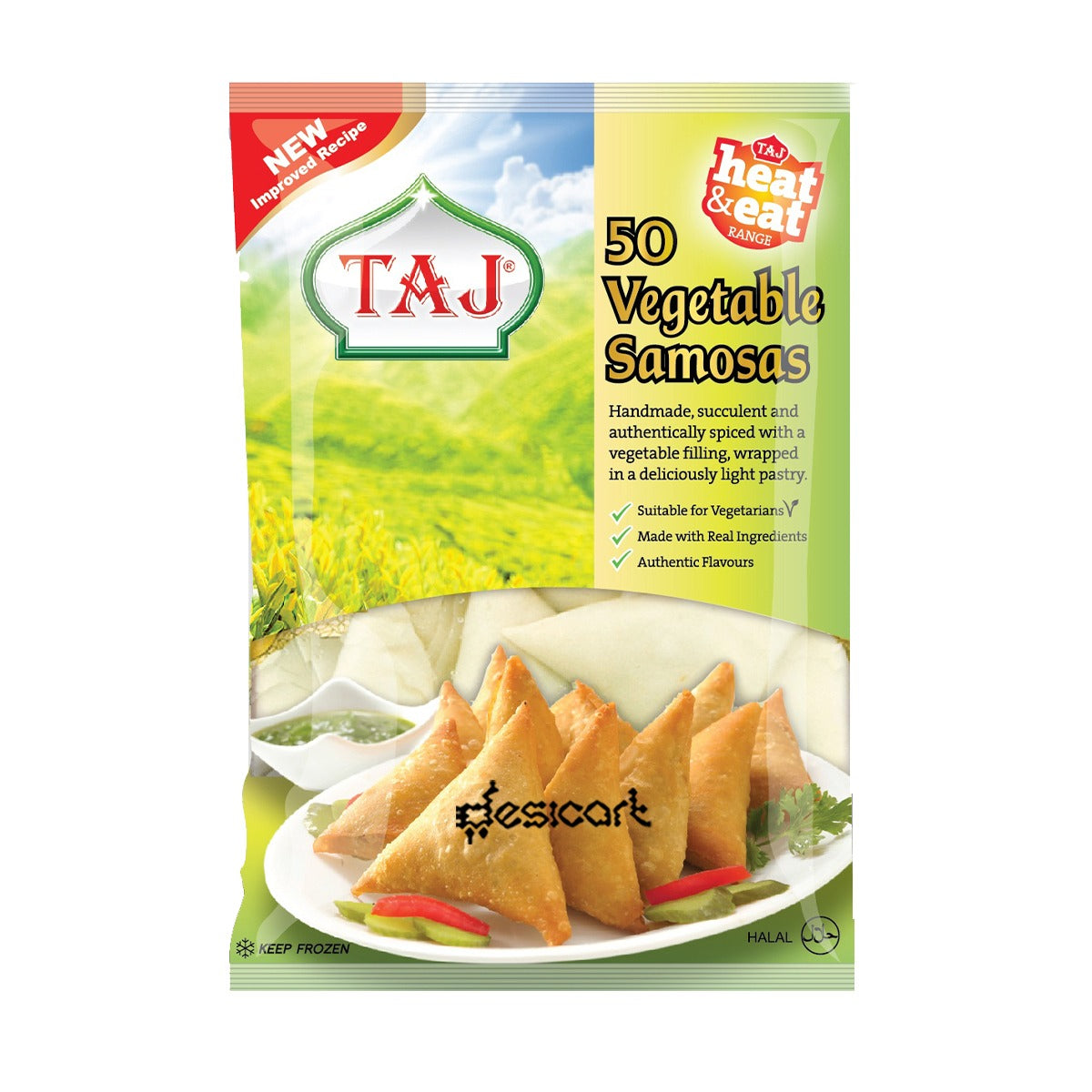 TAJ VEGETABLE SAMOSA 50's