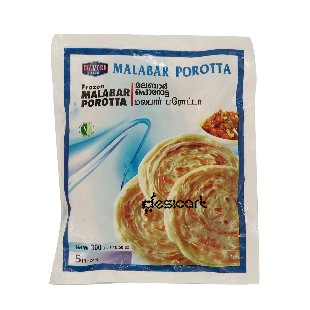 Diamond Malabar Porotta 300g(Buy 1 Get 1 Free)