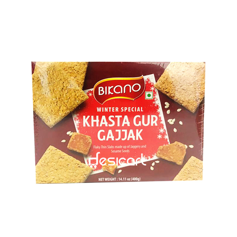 BIKANO KHASTA GUR GAJJAK 400G