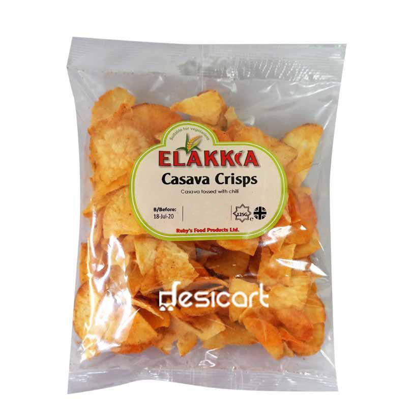 ELAKKIA CASSAVA CHIPS 125G