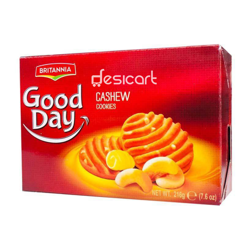 BRITANNIA GOOD DAY COOKIES CASHEWS 216G