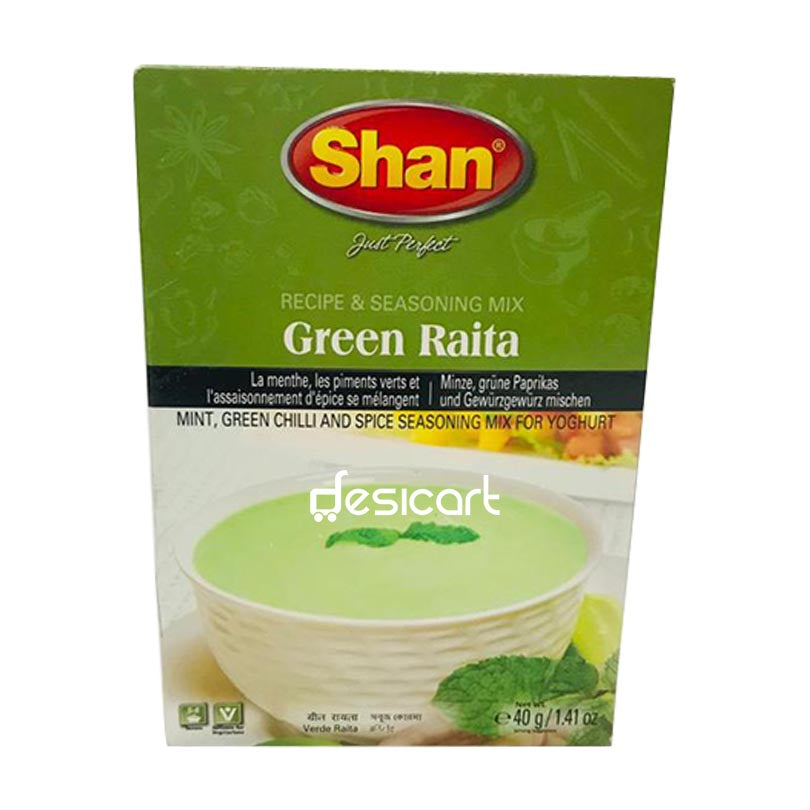 SHAN GREEN RAITA MASALA 40G