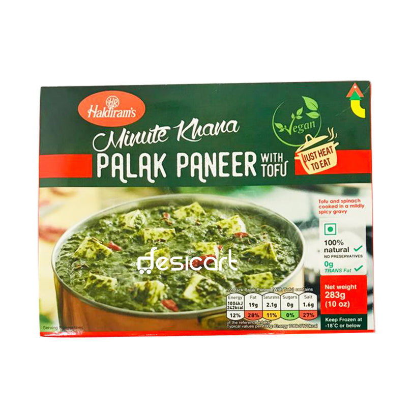 Haldiram's Mk Palak Paneer  With Tofu