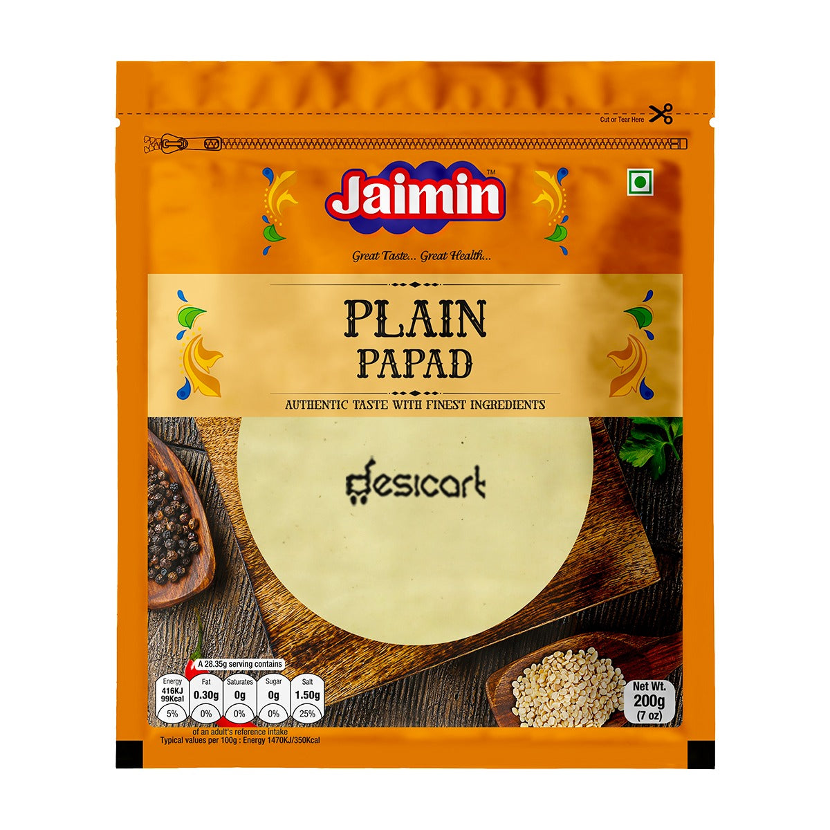 Jaimin Plain Papad 200g