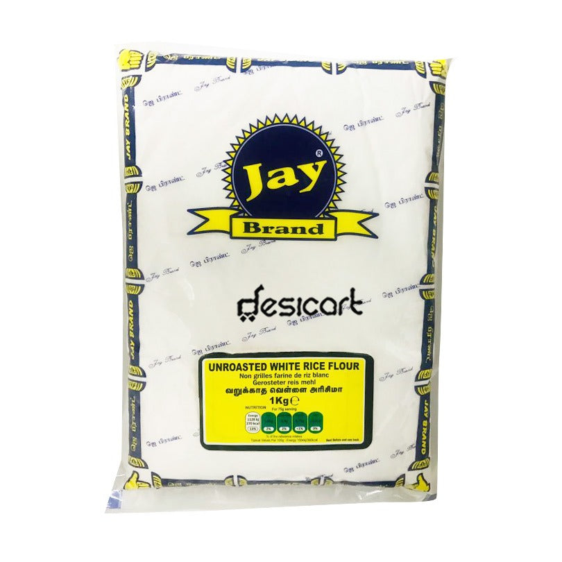 Jay Brand Unroasted White Rice Flour 1kg 