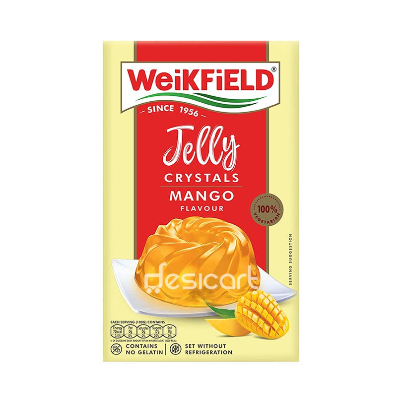 WEIKFIELD JELLY CRYSTALS MANGO FLAVOUR 75G