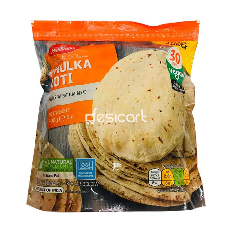 HALDIRAM'S PHULKA ROTI 30PCS 900G