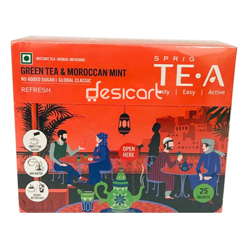 SPRIG GREEN TEA WITH MOROCCAN MINT 25'S