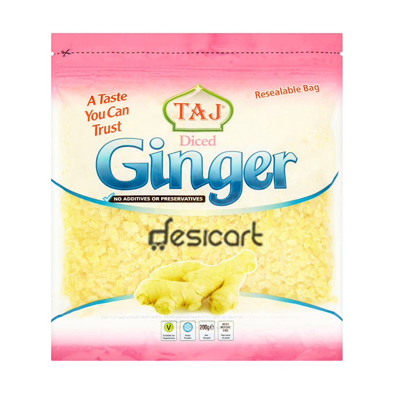 Taj Diced Ginger200g