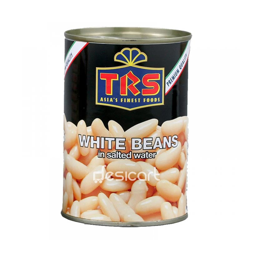 TRS Boiled White Beans Canned 400g